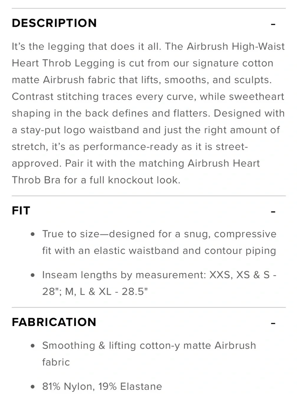 ALO Yoga • Airbrush High-Waist Heart Throb Legging